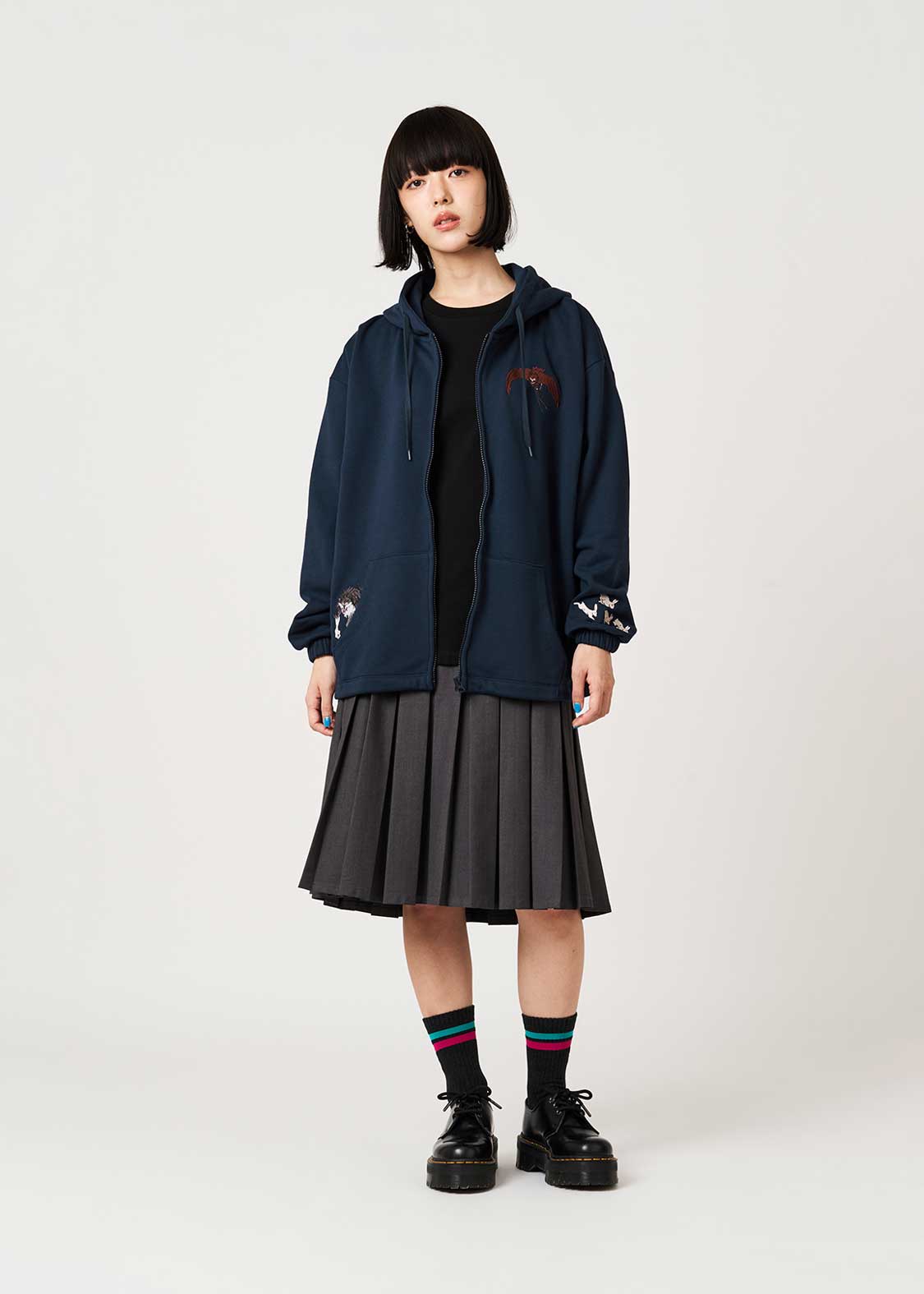 Jujutsu Kaisen X Graniph Fashion Collection - Ten Shadow Technique Zip Hoodie [Release Aug 25 2026]