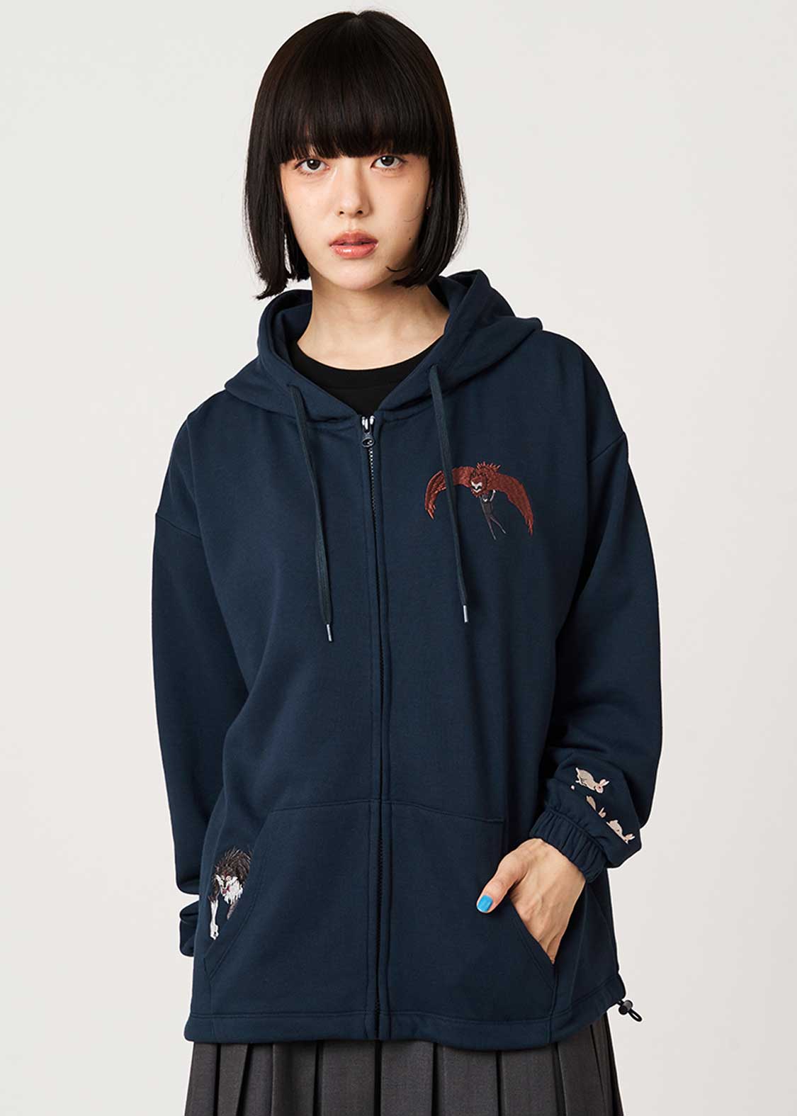 Jujutsu Kaisen X Graniph Fashion Collection - Ten Shadow Technique Zip Hoodie [Release Aug 25 2026]