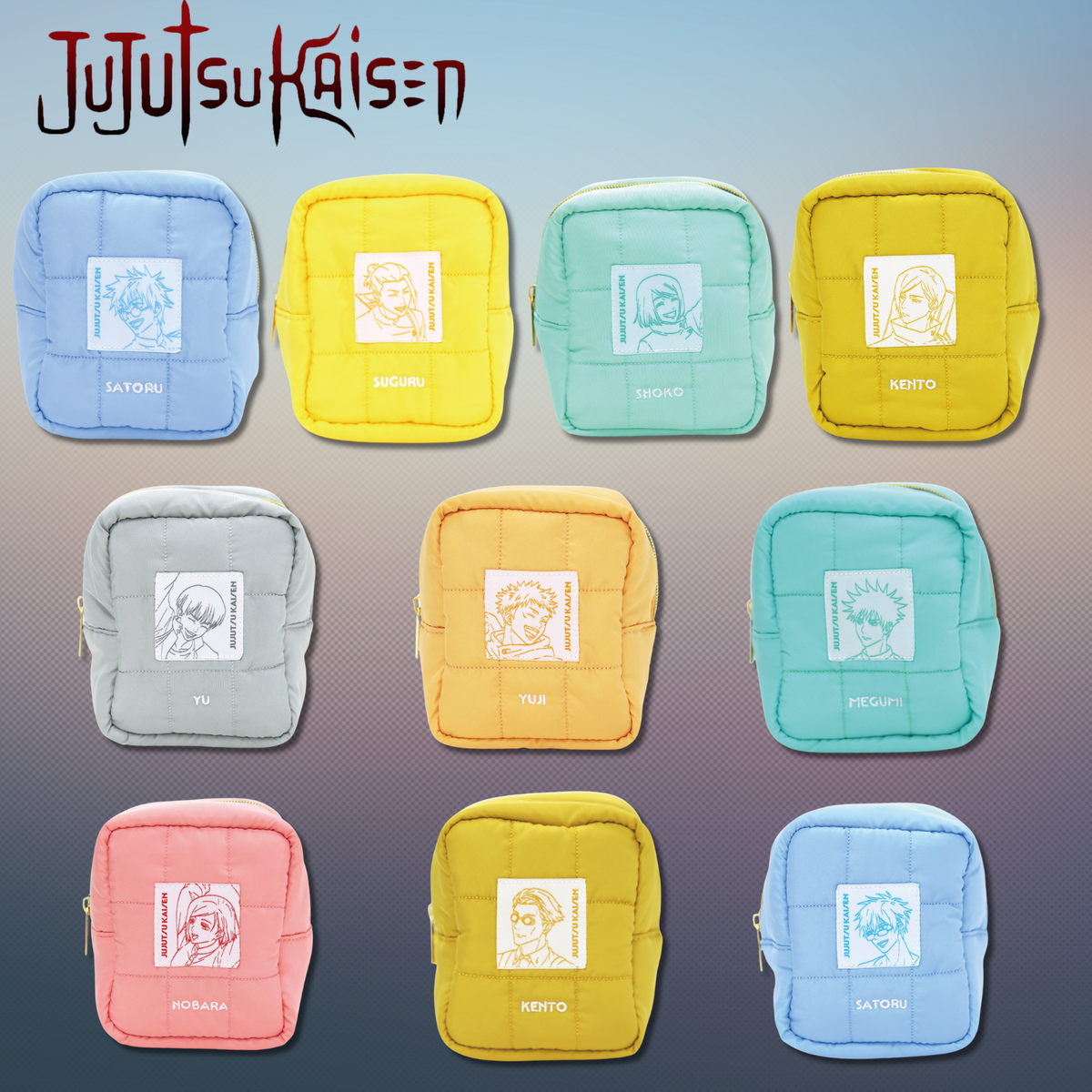 Jujutsu Kaisen - Quilted Pouch (10 Types) – JumpIchiban
