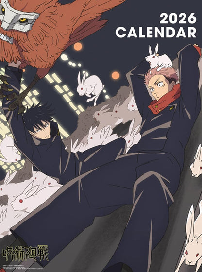 Jujutsu Kaisen - 2026 Calendar (2 Types)