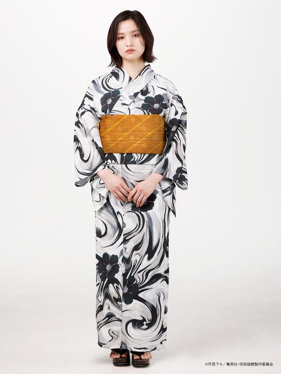 Jujutsu Kaisen Hidden Inventory / Prematured Death Furifu Women's Yukata + Heko Obi Set - Geto Suguru