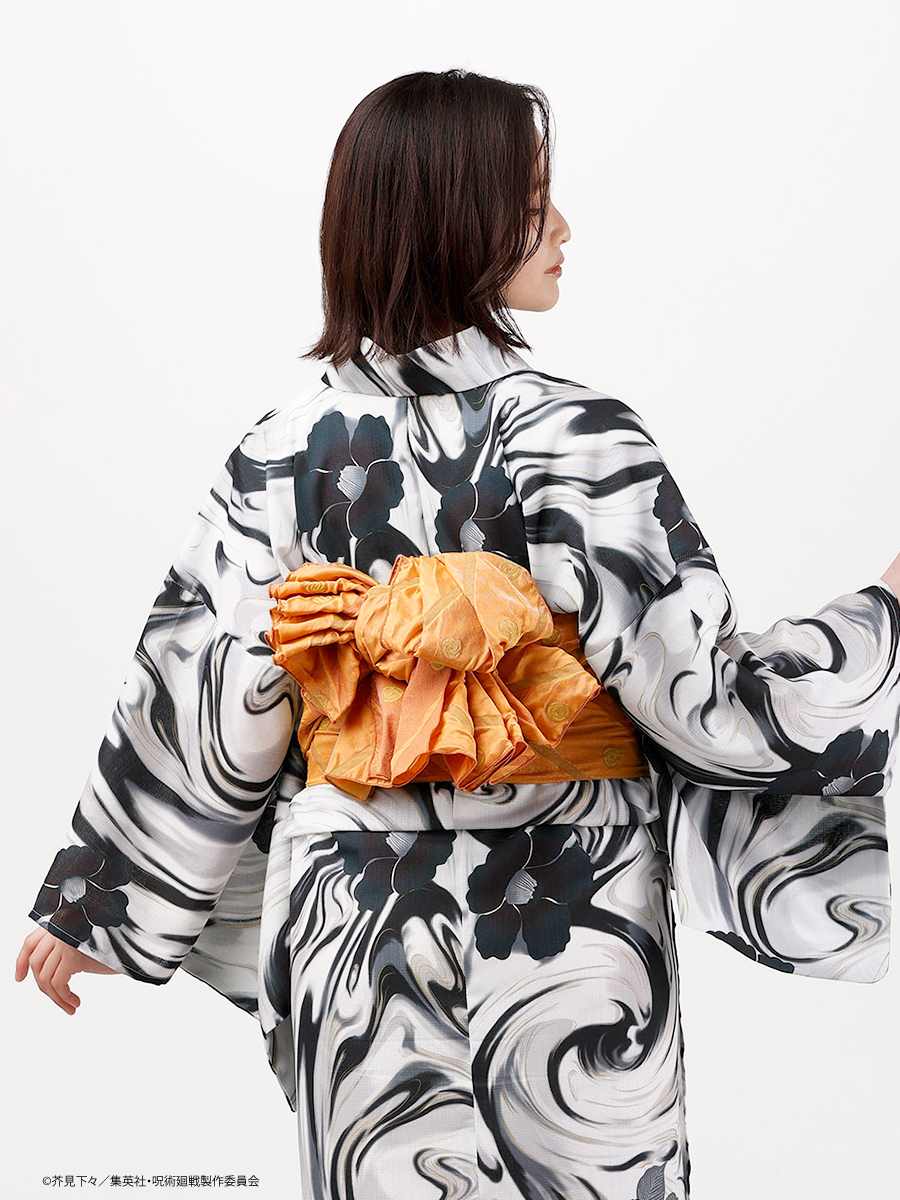 Jujutsu Kaisen Hidden Inventory / Prematured Death Furifu Women's Yukata + Heko Obi Set - Geto Suguru