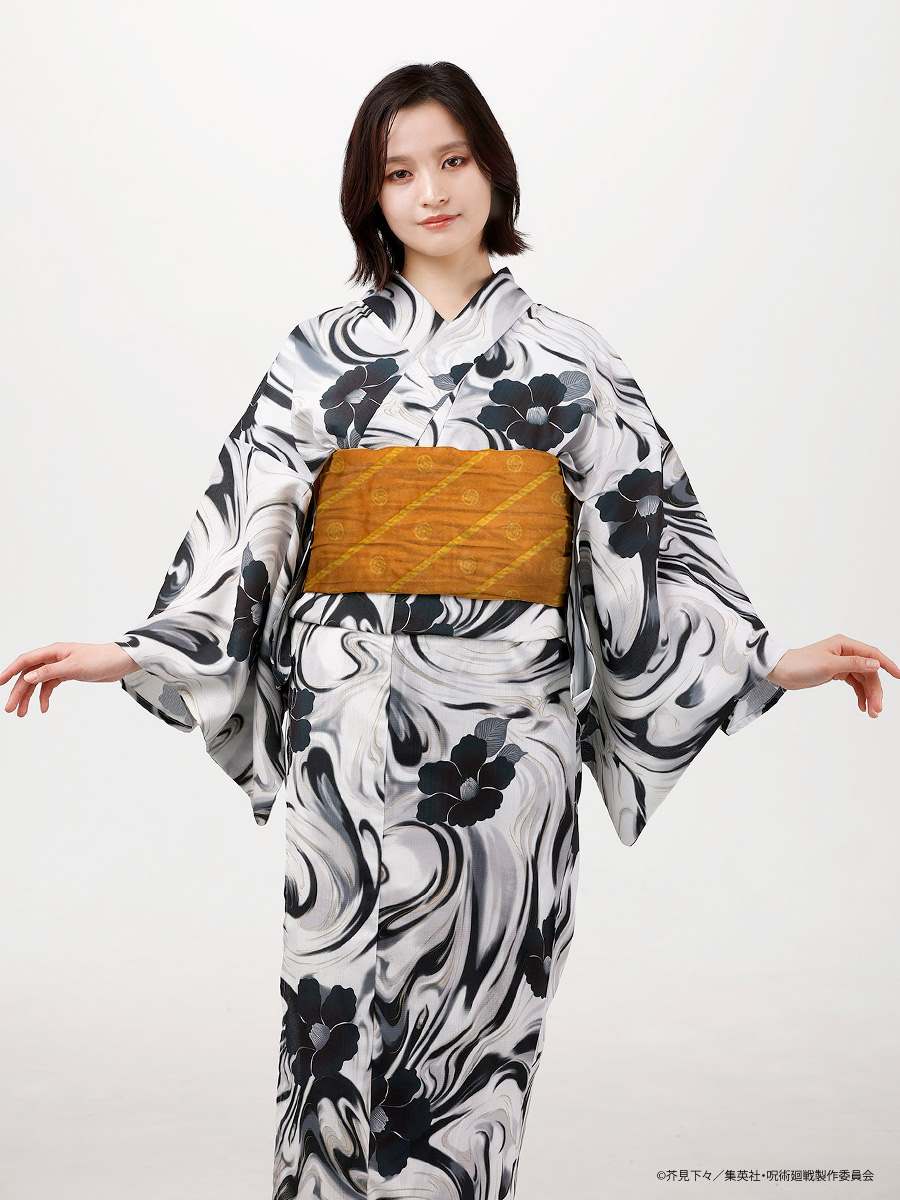 Jujutsu Kaisen Hidden Inventory / Prematured Death Furifu Women's Yukata + Heko Obi Set - Geto Suguru