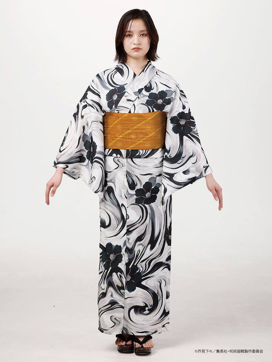 Jujutsu Kaisen Hidden Inventory / Prematured Death Furifu Women's Yukata + Heko Obi Set - Geto Suguru