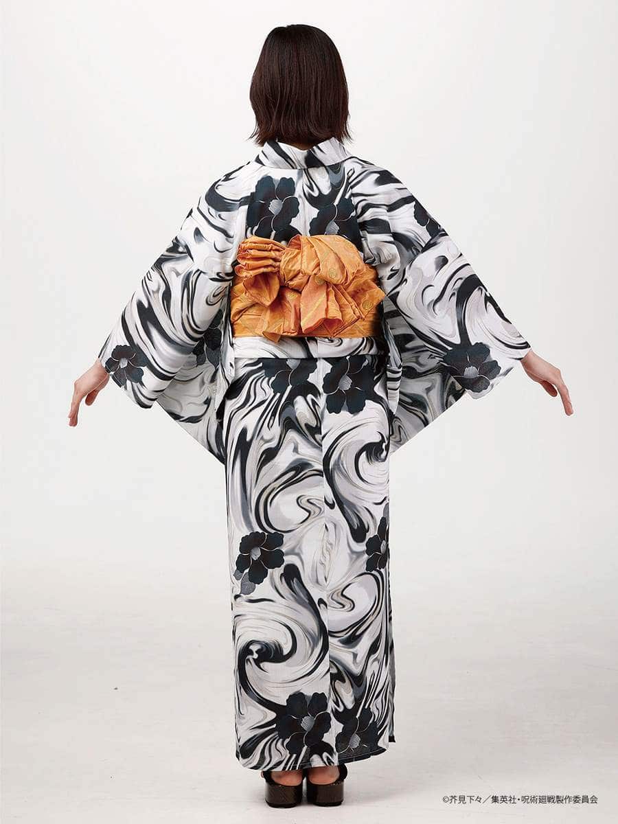 Jujutsu Kaisen Hidden Inventory / Prematured Death Furifu Women's Yukata + Heko Obi Set - Geto Suguru