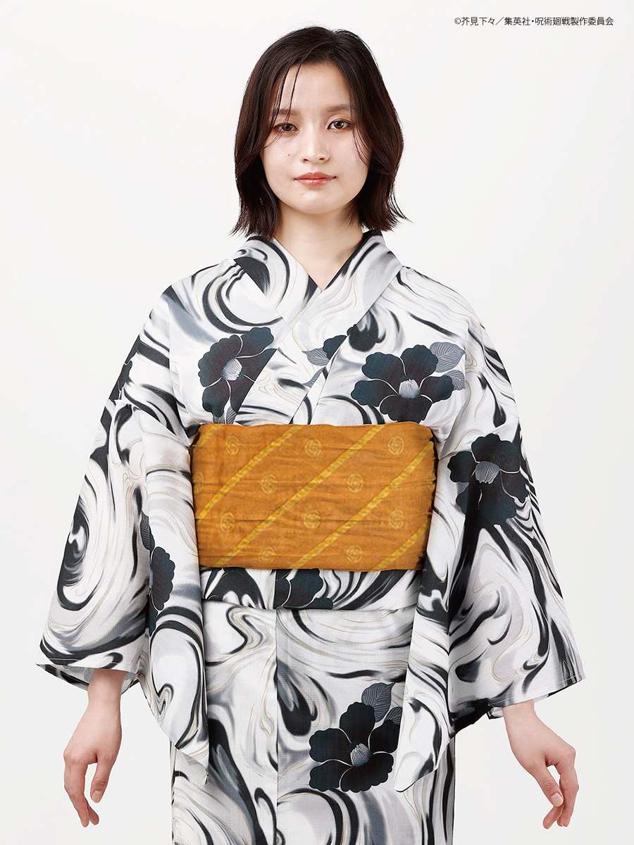 Jujutsu Kaisen Hidden Inventory / Prematured Death Furifu Women's Yukata + Heko Obi Set - Geto Suguru