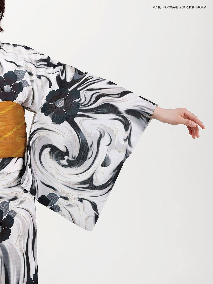 Jujutsu Kaisen Hidden Inventory / Prematured Death Furifu Women's Yukata + Heko Obi Set - Geto Suguru