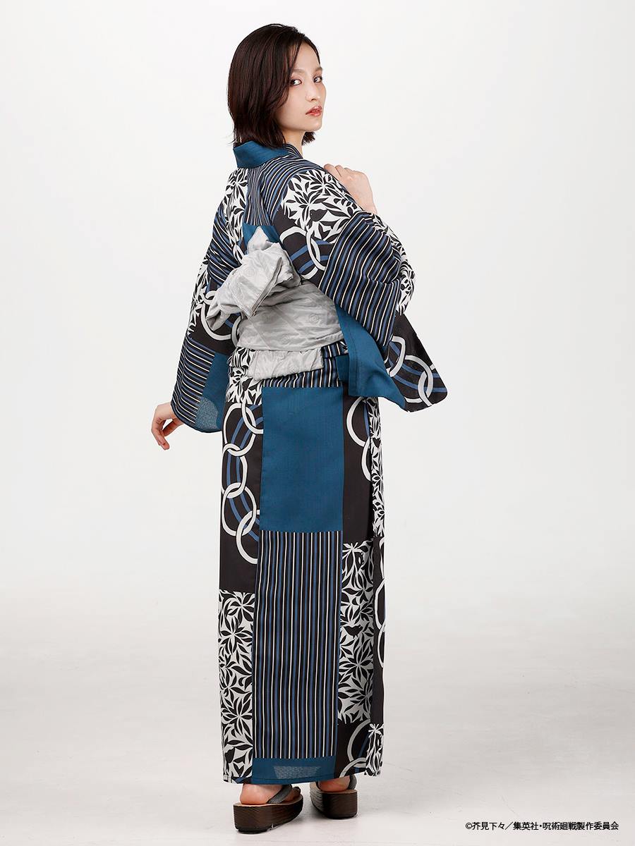 Jujutsu Kaisen Hidden Inventory / Prematured Death Furifu Women's Yukata + Heko Obi Set - Megumi Fushiguro