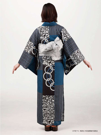 Jujutsu Kaisen Hidden Inventory / Prematured Death Furifu Women's Yukata + Heko Obi Set - Megumi Fushiguro