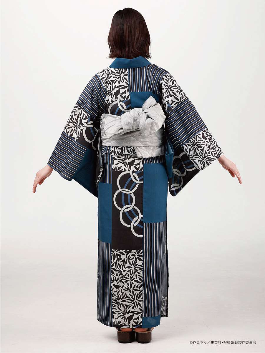Jujutsu Kaisen Hidden Inventory / Prematured Death Furifu Women's Yukata + Heko Obi Set - Megumi Fushiguro