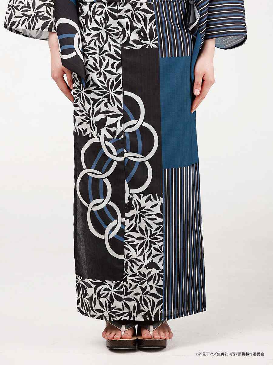 Jujutsu Kaisen Hidden Inventory / Prematured Death Furifu Women's Yukata + Heko Obi Set - Megumi Fushiguro