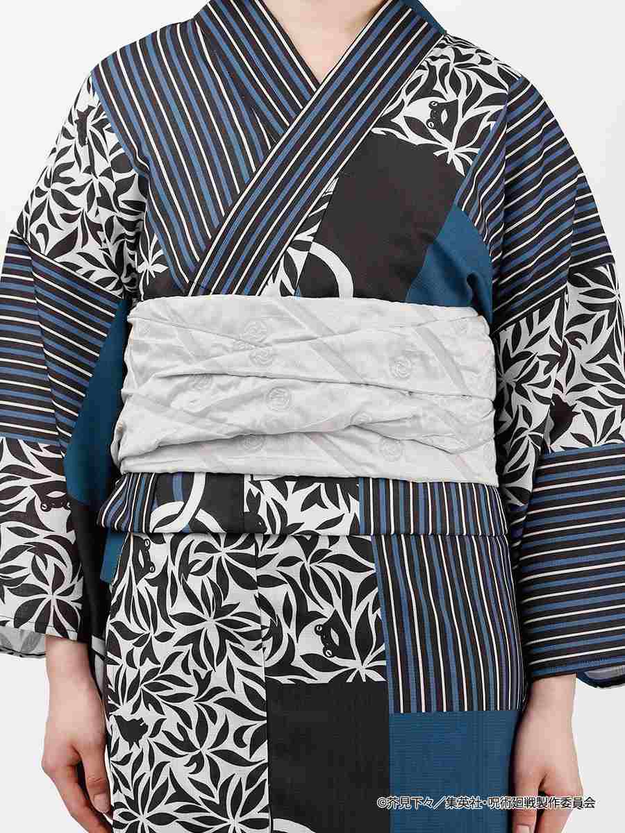 Jujutsu Kaisen Hidden Inventory / Prematured Death Furifu Women's Yukata + Heko Obi Set - Megumi Fushiguro