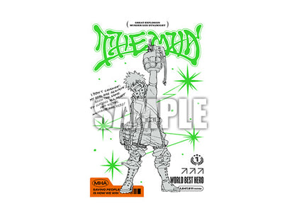 Jump Giga 2025 Autumn - My Hero Academia Cover and Bonuses + My Hero Academia New Top Ten World Best Hero Bonuses + Black Clover & Kagurabachi Bonus