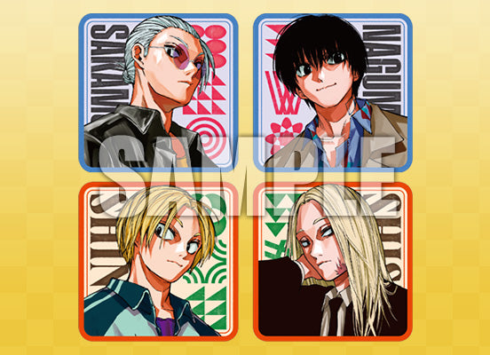 Jump Giga 2025 Spring Sakamoto Days + Poster + Double-Sided Coasters + Clear Cards + My Hero Academia and Vigilantes Stickers + My Hero Academia Vigilantes Poster