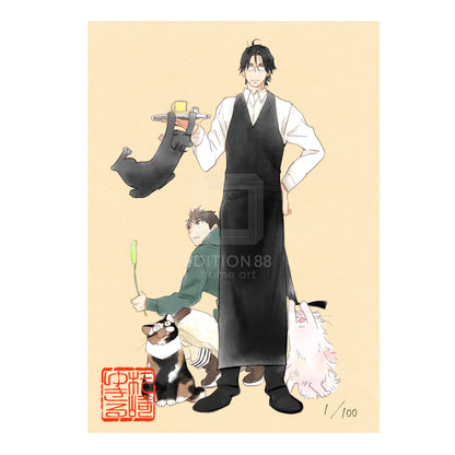 Jun Kissa Neko - Yukiru Sugisaki 30th Anniversary Jun Kissa Neko 88 Graph Book Covers with Artist Seal Limited to 100 copies (9 Types) [Pre-Order Aug 2026]