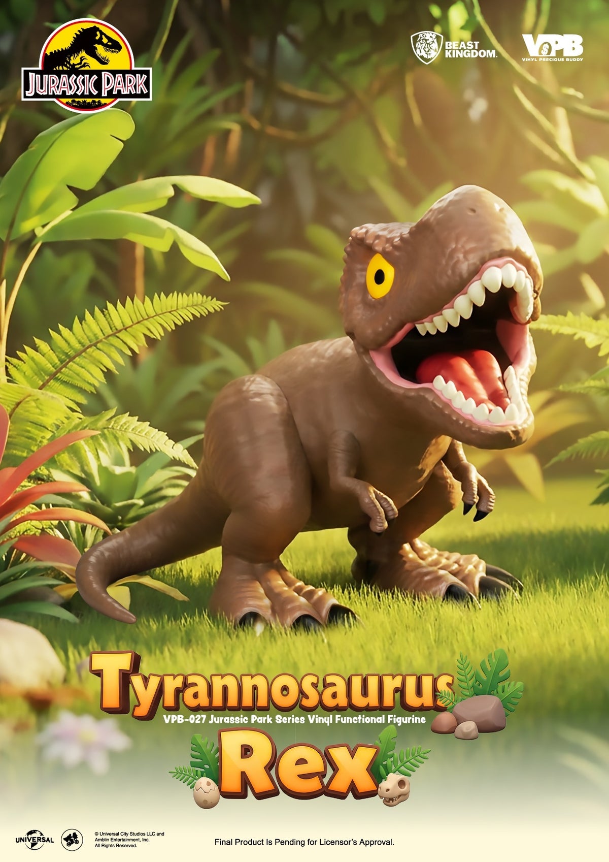 Jurassic World Series - Tyrannosaurus Rex Vinyl Functional Figure [Pre-order Dec 2026]
