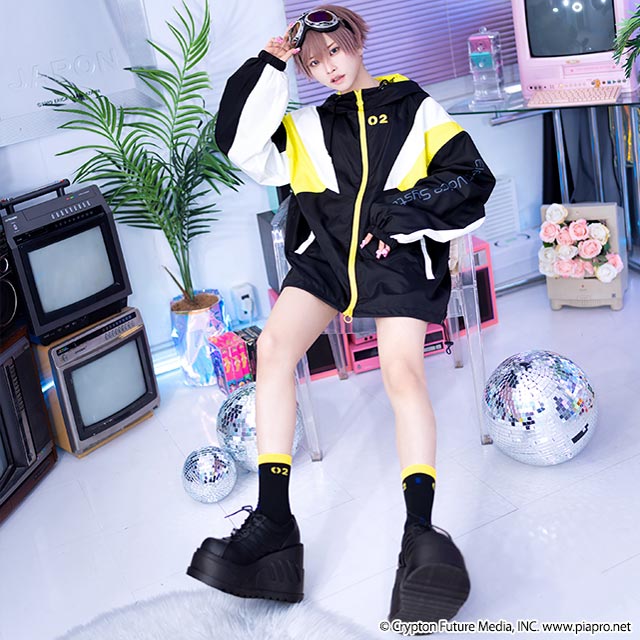 Kagamine Rin & Len x Listen Flavor - Mountain Parka Black