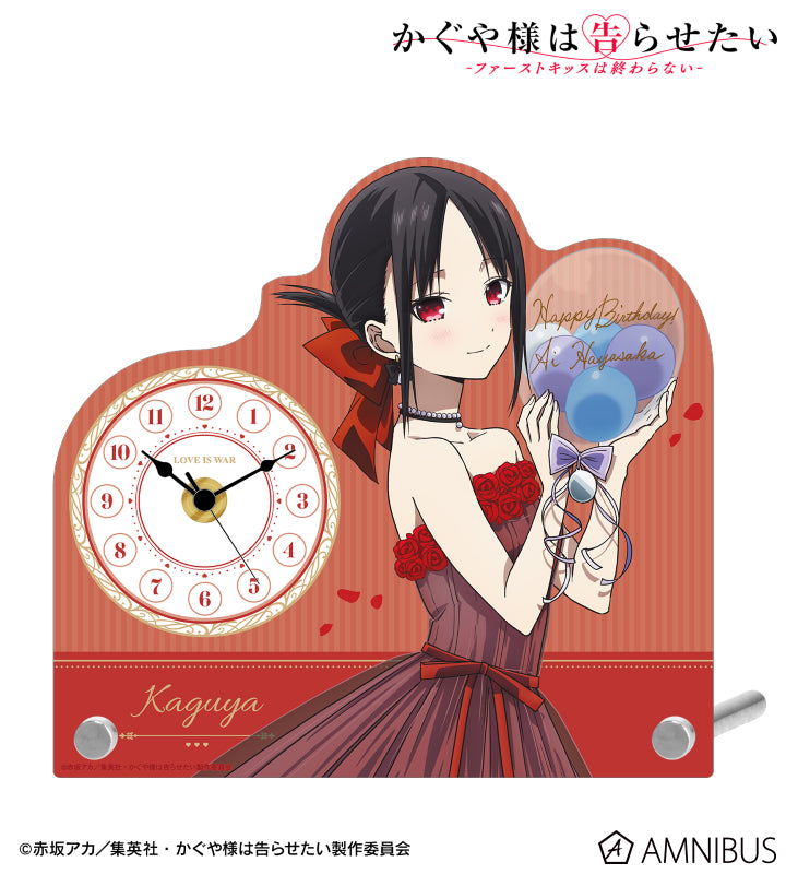 Kaguya Sama: Love Is War Amnibus - Original Illustation Acrylic Stand Clock (2 Types) [Pre-Order Dec 2025]