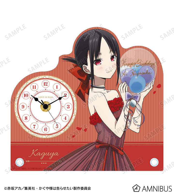 Kaguya Sama: Love Is War Amnibus - Original Illustation Acrylic Stand Clock (2 Types) [Pre-Order Dec 2025]