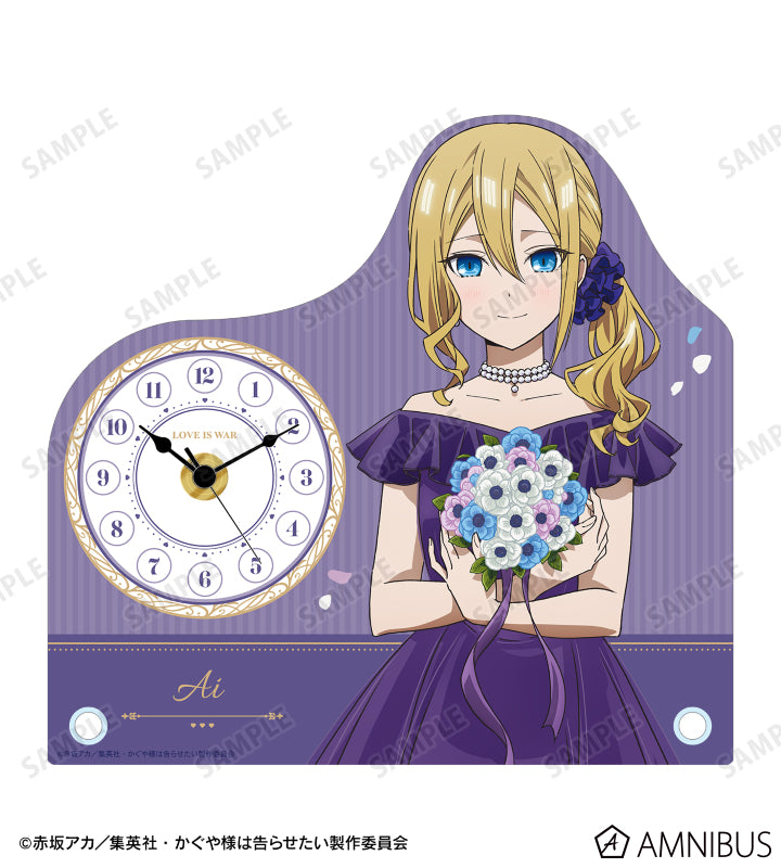 Kaguya Sama: Love Is War Amnibus - Original Illustation Acrylic Stand Clock (2 Types) [Pre-Order Dec 2025]