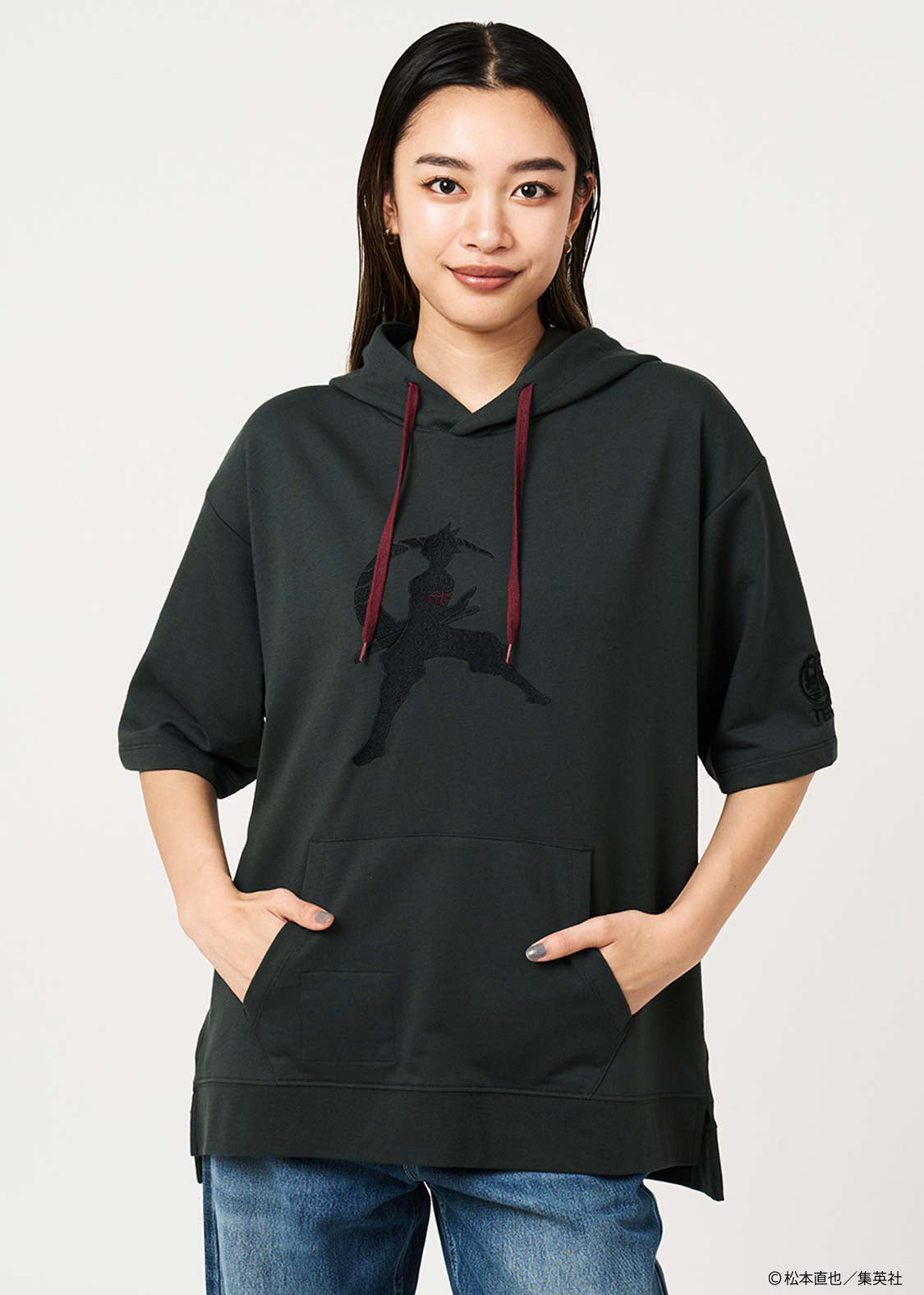 Kaiju No. 8 x Graniph Fashion Collection - Number 10 Big Silhouette Short-Sleeved Hoodie [Release May 12, 2026]
