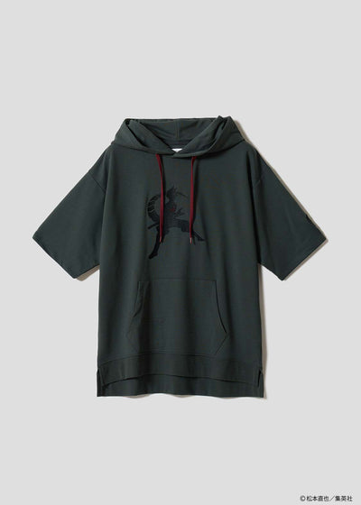 Kaiju No. 8 x Graniph Fashion Collection - Number 10 Big Silhouette Short-Sleeved Hoodie [Release May 12, 2026]