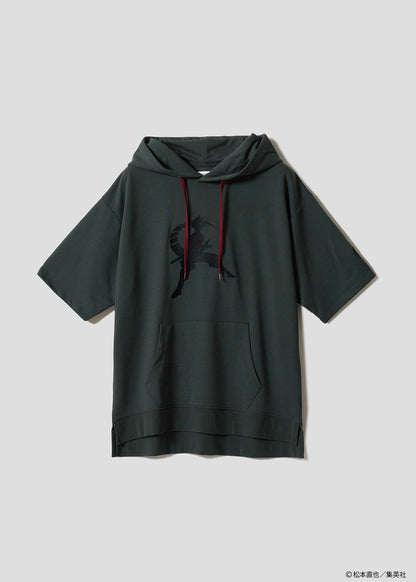 Kaiju No. 8 x Graniph Fashion Collection - Number 10 Big Silhouette Short-Sleeved Hoodie [Release May 12, 2026]