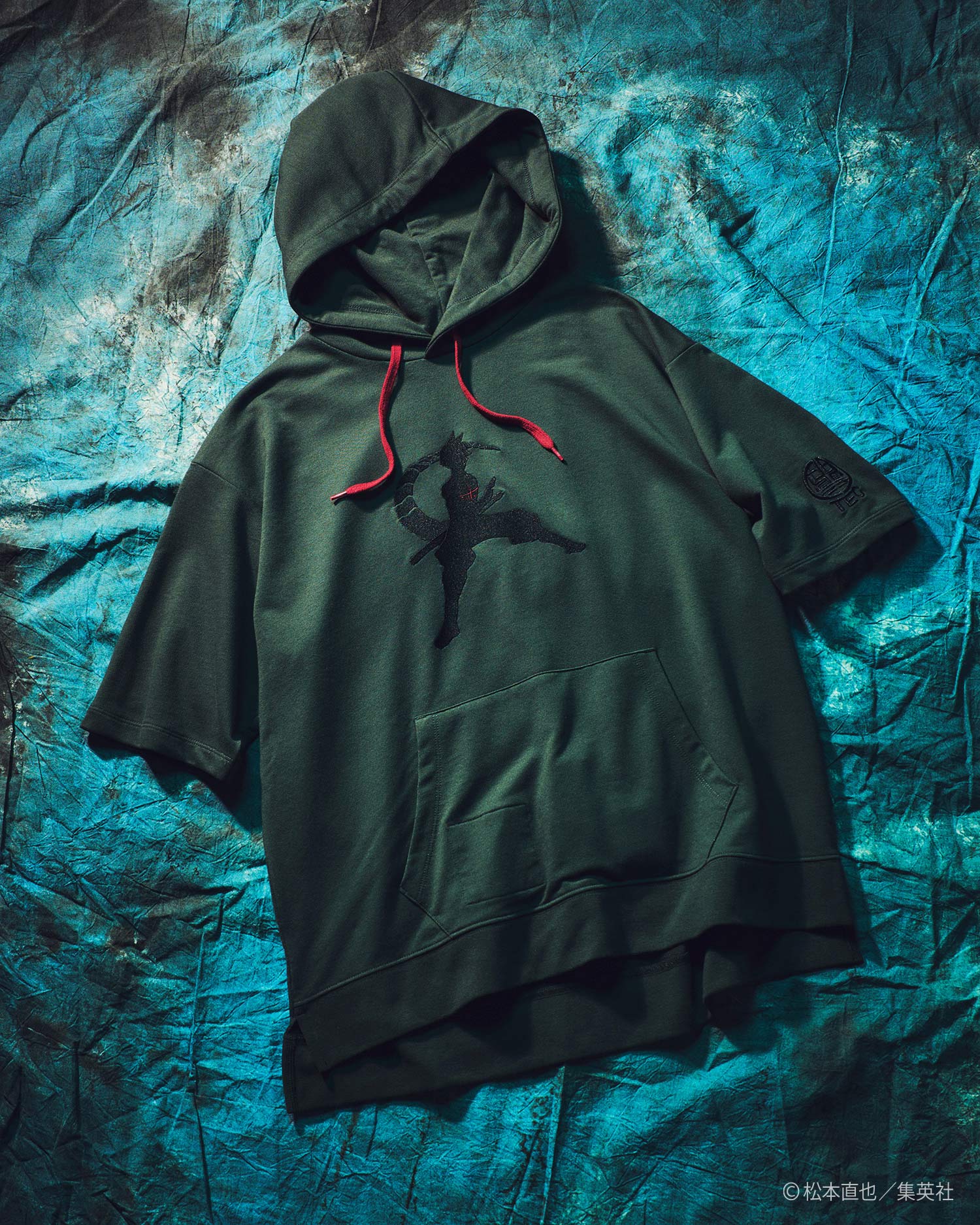 Kaiju No. 8 x Graniph Fashion Collection - Number 10 Big Silhouette Short-Sleeved Hoodie [Release May 12, 2026]