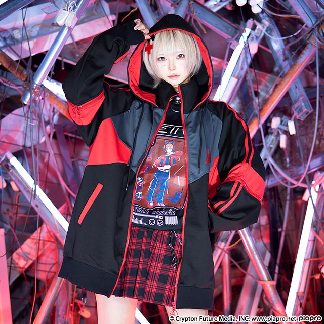 Meiko x Listen Flavor - 2-way Jersey Hoodie