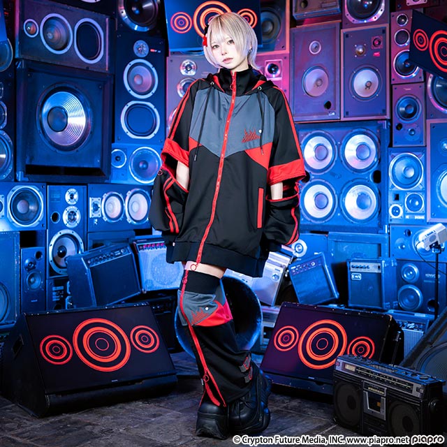 Meiko x Listen Flavor - 2-way Jersey Hoodie