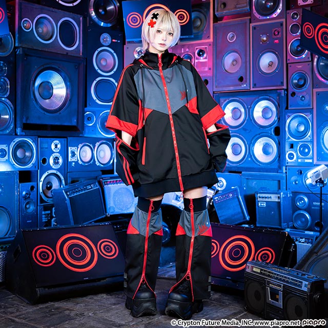 Meiko x Listen Flavor - 2-way Jersey Hoodie