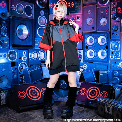 Meiko x Listen Flavor - 2-way Jersey Hoodie