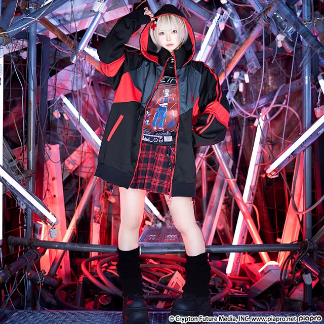 Meiko x Listen Flavor - 2-way Jersey Hoodie