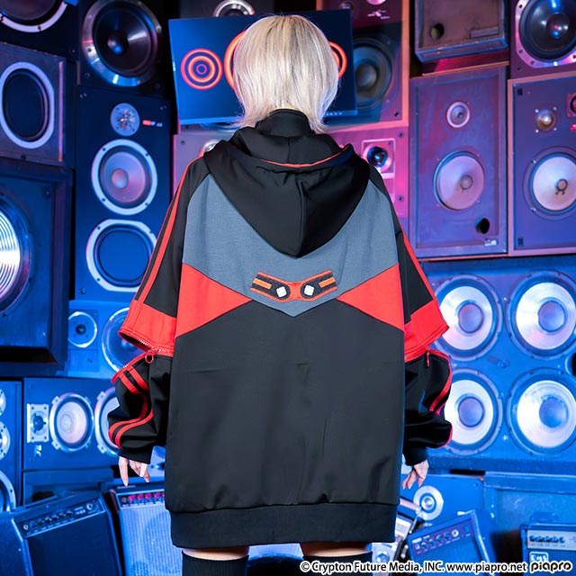 Meiko x Listen Flavor - 2-way Jersey Hoodie