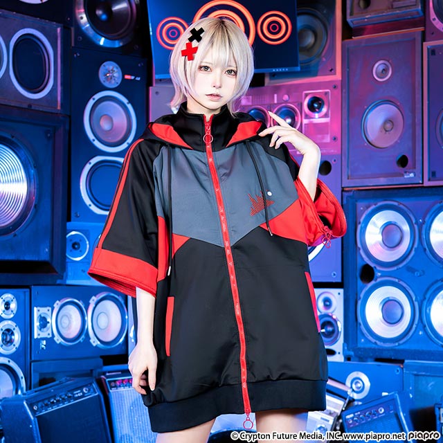 Meiko x Listen Flavor - 2-way Jersey Hoodie