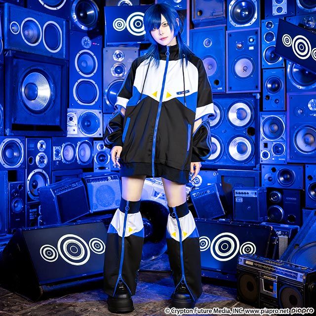 jianye × KAITO 忍者パーカー Kaito x Listen Flavor - 2-way Jersey Hoodie – JumpIchiban