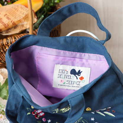 Kiki's Delivery Service - Flower Wreath Embroidery Series Lunch Tote Bag