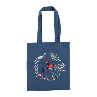 Kiki's Delivery Service - Flower Wreath Embroidery Series Tote Bag