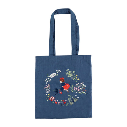 Kiki's Delivery Service - Flower Wreath Embroidery Series Tote Bag