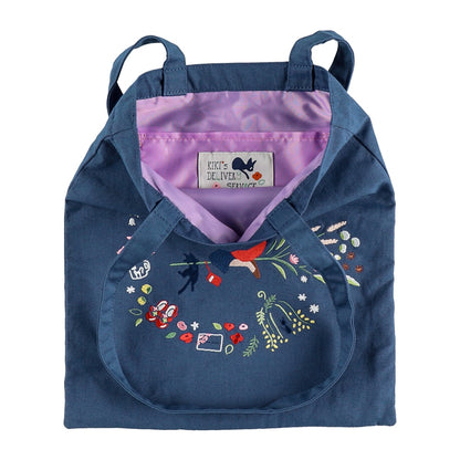 Kiki's Delivery Service - Flower Wreath Embroidery Series Tote Bag