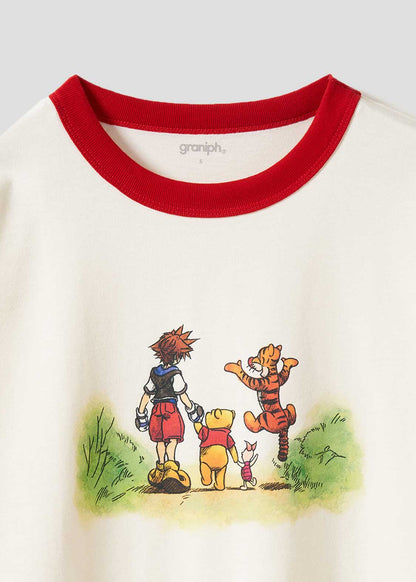 Kingdom Hearts X Graniph Fashion Collection - 100 Acre Wood Big Silhouette Trim T-shirt [Release Jun 16 2026]