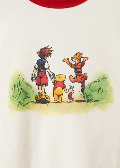Kingdom Hearts X Graniph Fashion Collection - 100 Acre Wood Big Silhouette Trim T-shirt [Release Jun 16 2026]