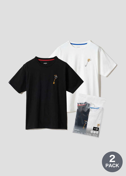 Kingdom Hearts X Graniph Fashion Collection - 2-Pack Icon T-Shirt [Release Jun 16 2026]