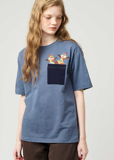Kingdom Hearts X Graniph Fashion Collection - Chip And Dale Loose Fit T-shirt [Release Jun 16 2026]