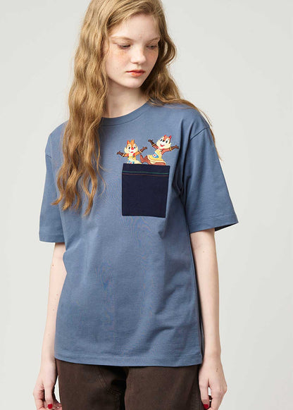 Kingdom Hearts X Graniph Fashion Collection - Chip And Dale Loose Fit T-shirt [Release Jun 16 2026]