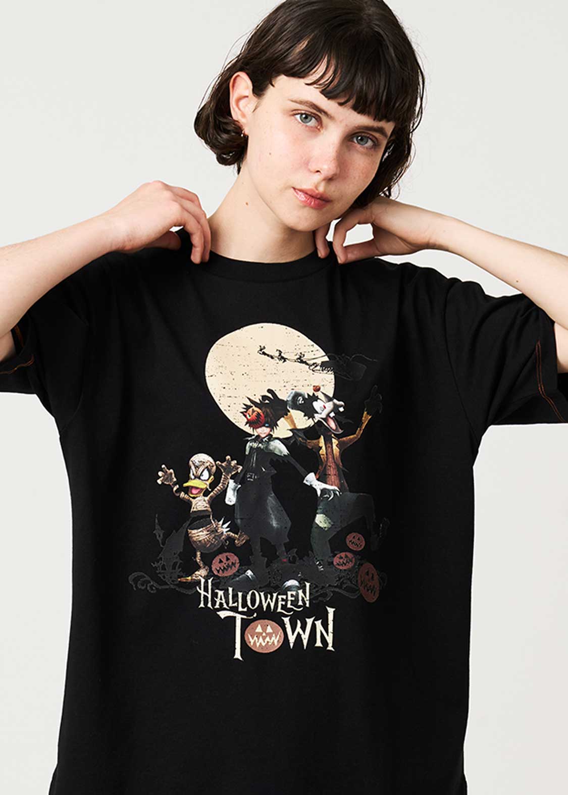 Kingdom Hearts X Graniph Fashion Collection - Halloween Town Oversized T-shirt [Release Jun 16 2026]
