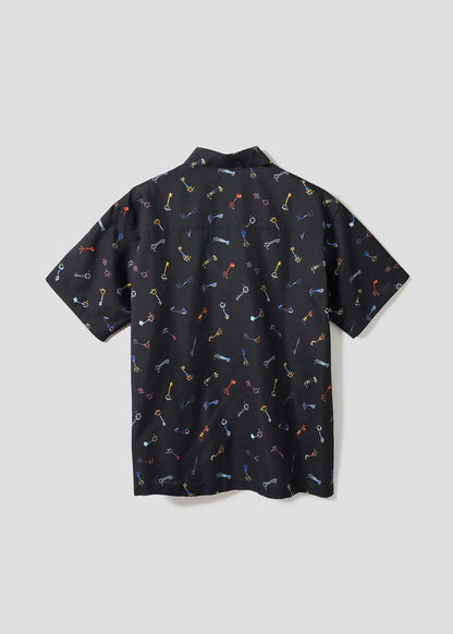 Kingdom Hearts X Graniph Fashion Collection - Keyblade Big Silhouette Politoro Short Sleeve Shirt [Release Jun 16 2026]