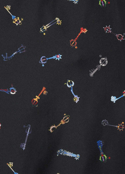 Kingdom Hearts X Graniph Fashion Collection - Keyblade Big Silhouette Politoro Short Sleeve Shirt [Release Jun 16 2026]