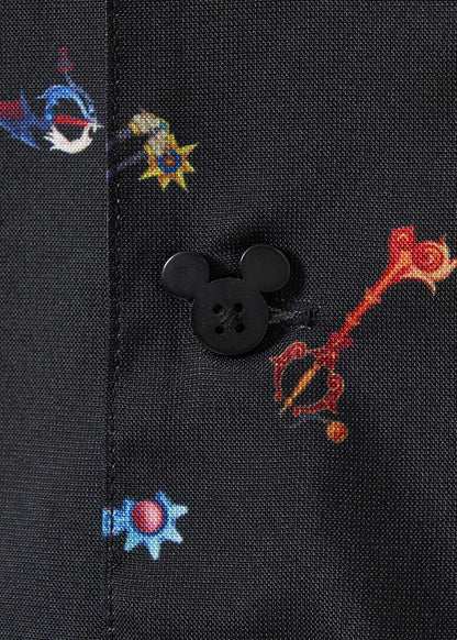 Kingdom Hearts X Graniph Fashion Collection - Keyblade Big Silhouette Politoro Short Sleeve Shirt [Release Jun 16 2026]