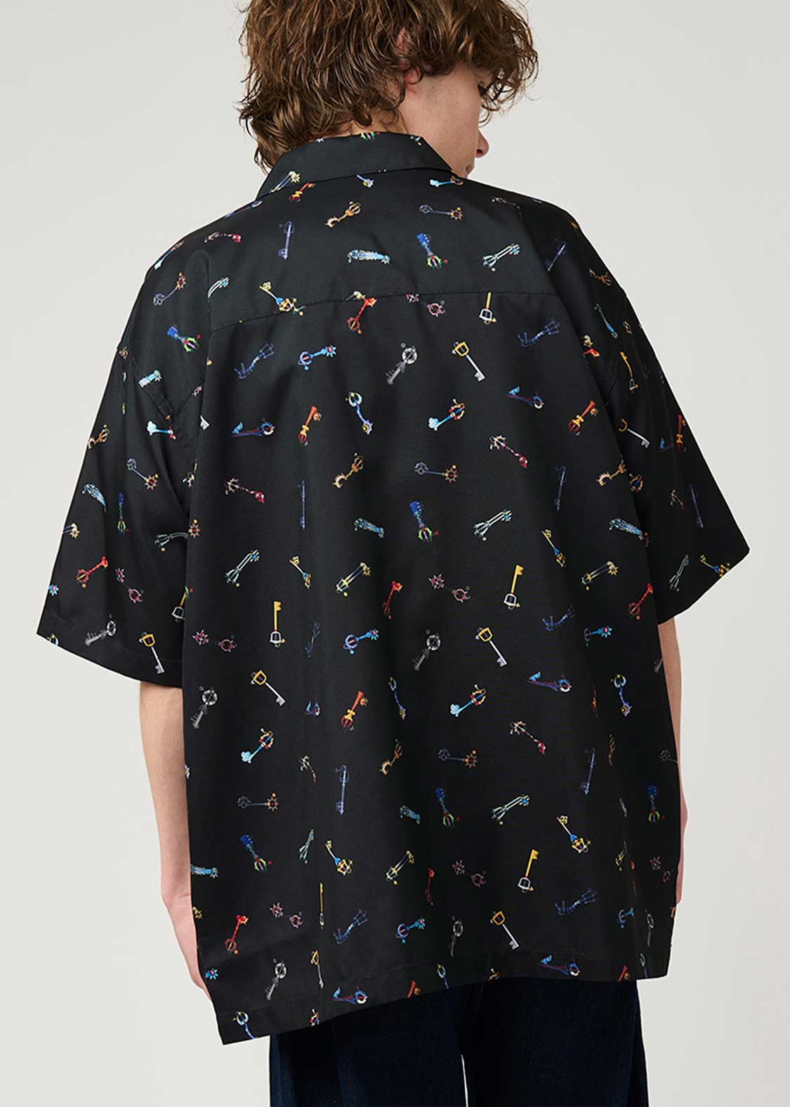 Kingdom Hearts X Graniph Fashion Collection - Keyblade Big Silhouette Politoro Short Sleeve Shirt [Release Jun 16 2026]